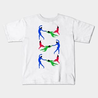 RGB La Danse by Henri Matisse Remix Kids T-Shirt